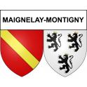 Maignelay-Montigny 60 ville sticker blason écusson autocollant adhésif