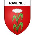 Stickers coat of arms Ravenel adhesive sticker