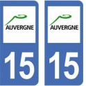 15 Cantal aufkleber platte
