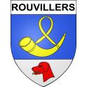 Adesivi stemma Rouvillers adesivo