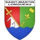 Saint-Martin-Longueau 60 ville sticker blason écusson autocollant adhésif