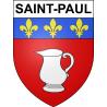 Stickers coat of arms Saint-Paul adhesive sticker