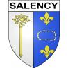 Pegatinas escudo de armas de Salency adhesivo de la etiqueta engomada