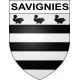Savignies Sticker wappen, gelsenkirchen, augsburg, klebender aufkleber