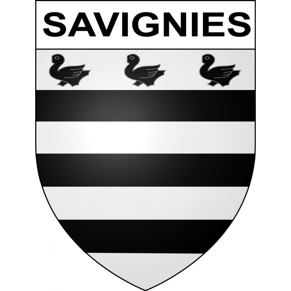 Savignies Sticker wappen, gelsenkirchen, augsburg, klebender aufkleber