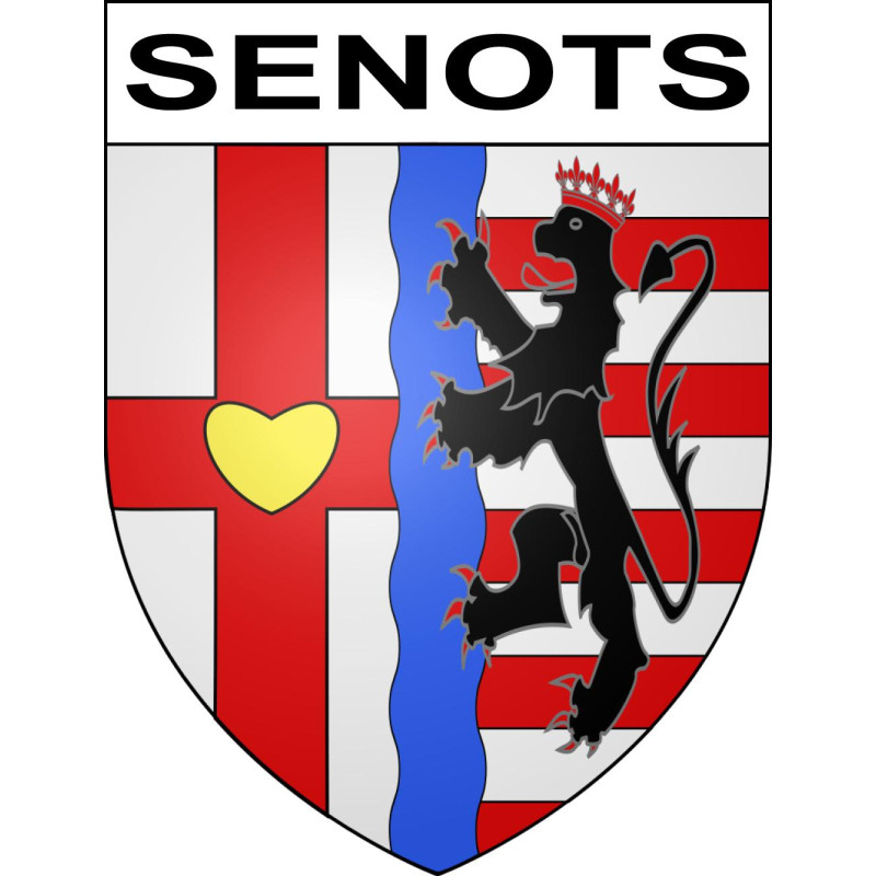 Senots Sticker wappen, gelsenkirchen, augsburg, klebender aufkleber