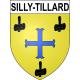 Silly-Tillard 60 ville sticker blason écusson autocollant adhésif