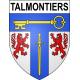Talmontiers 60 ville sticker blason écusson autocollant adhésif