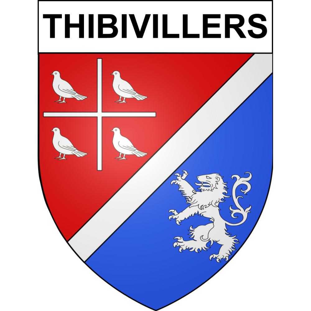 Thibivillers Sticker wappen, gelsenkirchen, augsburg, klebender aufkleber