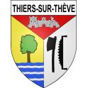 Adesivi stemma Thiers-sur-Thève adesivo