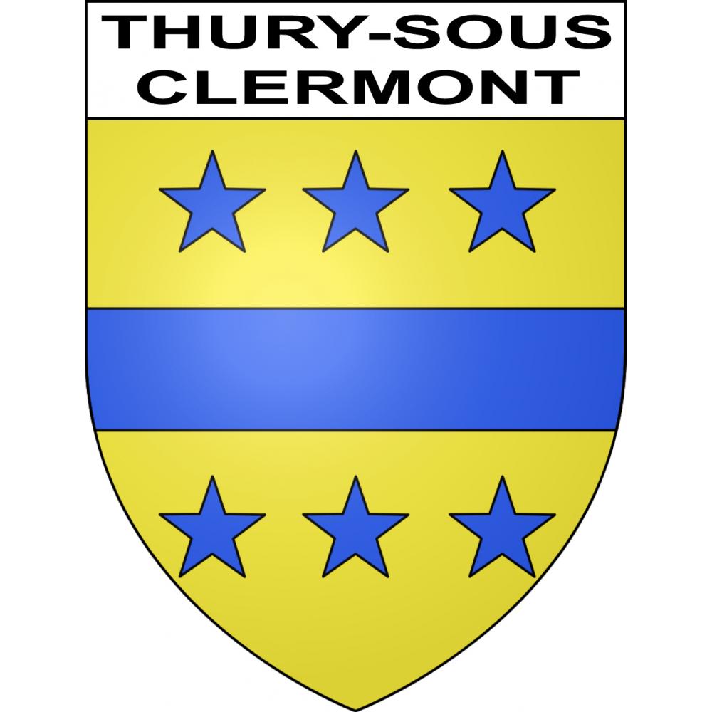 Adesivi stemma Thury-sous-Clermont adesivo