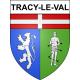 Stickers coat of arms Tracy-le-Val adhesive sticker