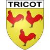 Stickers coat of arms Tricot adhesive sticker