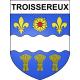 Troissereux 60 ville sticker blason écusson autocollant adhésif
