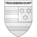 Adesivi stemma Troussencourt adesivo