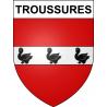 Troussures Sticker wappen, gelsenkirchen, augsburg, klebender aufkleber