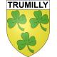 Trumilly Sticker wappen, gelsenkirchen, augsburg, klebender aufkleber