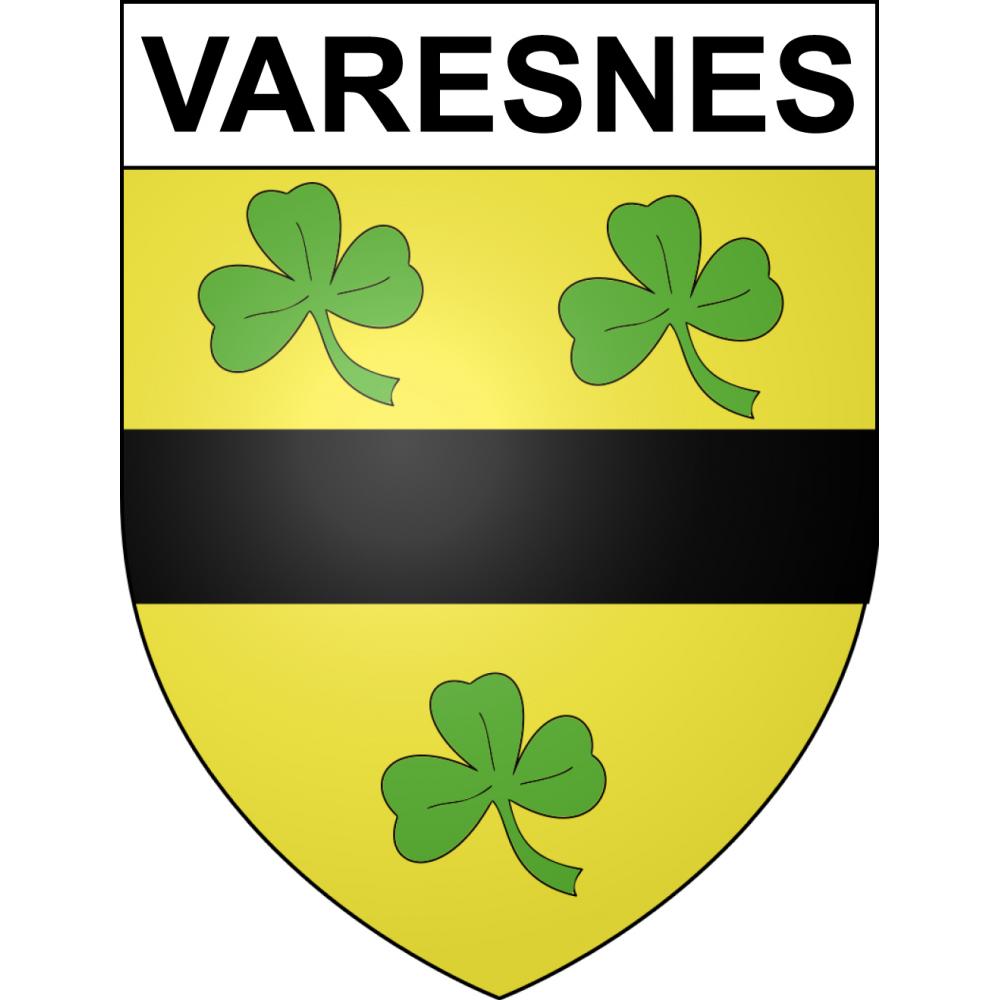 Varesnes 60 ville sticker blason écusson autocollant adhésif