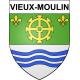 Stickers coat of arms Vieux-Moulin adhesive sticker