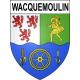 Wacquemoulin 60 ville sticker blason écusson autocollant adhésif
