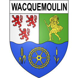 Wacquemoulin Sticker wappen, gelsenkirchen, augsburg, klebender aufkleber