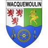 Stickers coat of arms Wacquemoulin adhesive sticker