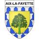 Pegatinas escudo de armas de Aix-la-Fayette adhesivo de la etiqueta engomada