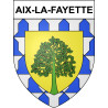 Aix-la-Fayette Sticker wappen, gelsenkirchen, augsburg, klebender aufkleber