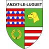 Anzat-le-Luguet 63 ville sticker blason écusson autocollant adhésif