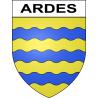 Stickers coat of arms Ardes adhesive sticker