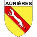 Adesivi stemma Aurières adesivo