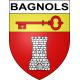 Bagnols 63 ville sticker blason écusson autocollant adhésif