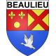 Beaulieu 63 ville sticker blason écusson autocollant adhésif