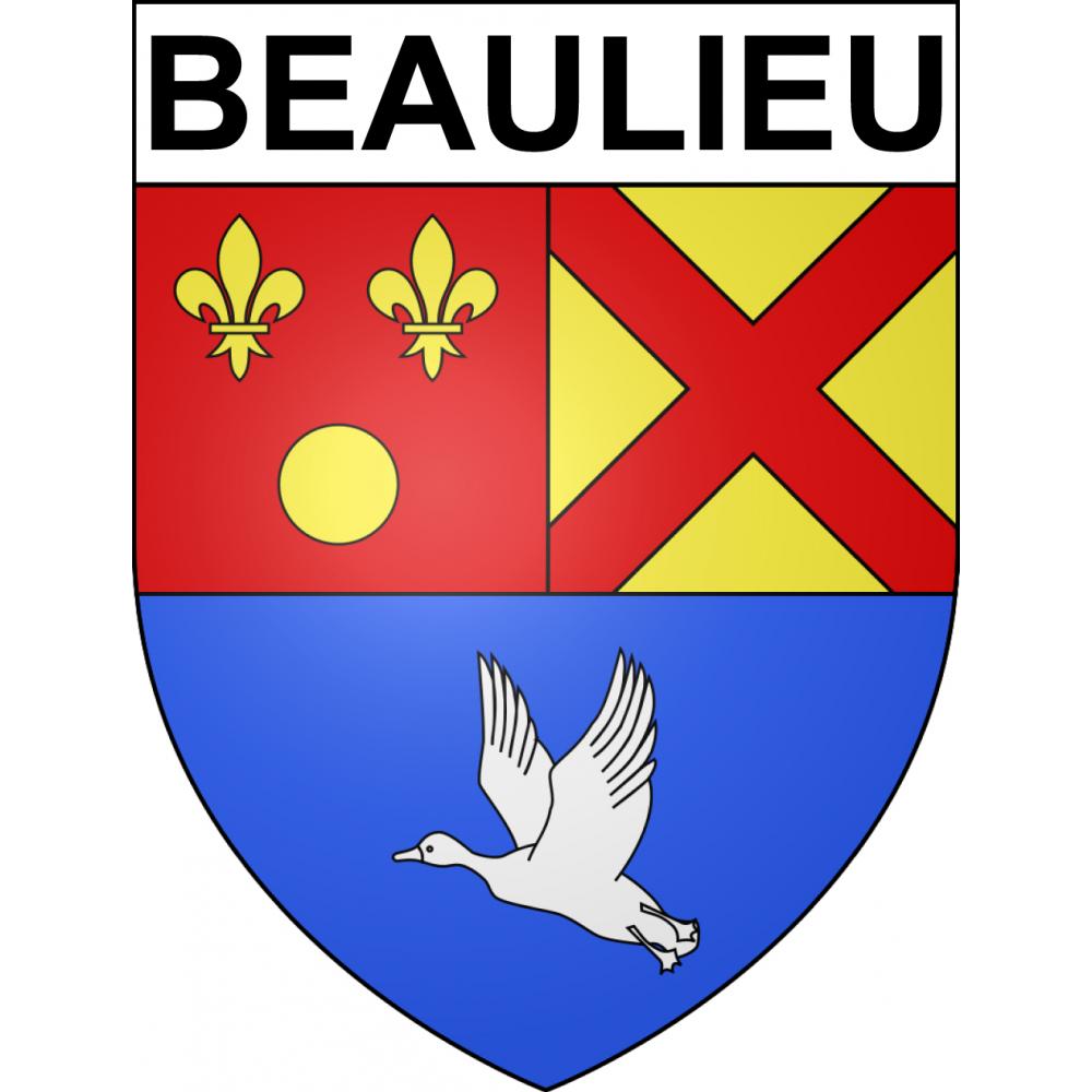 Beaulieu 63 ville sticker blason écusson autocollant adhésif