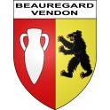 Adesivi stemma Beauregard-Vendon adesivo