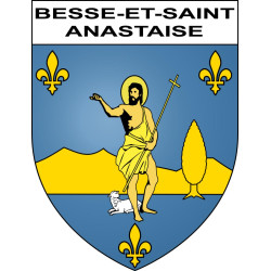 Adesivi stemma Besse-et-Saint-Anastaise adesivo