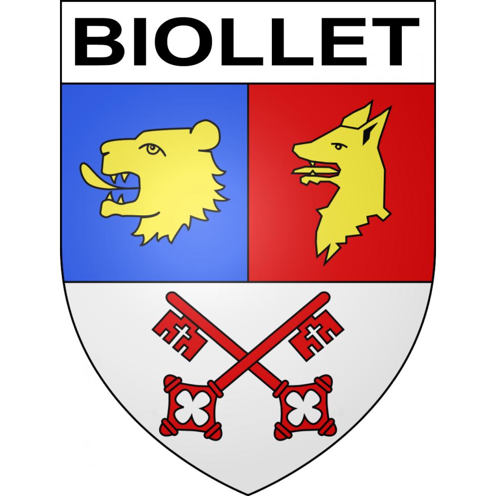 Biollet Sticker wappen, gelsenkirchen, augsburg, klebender aufkleber