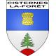 Cisternes-la-Forêt 63 ville sticker blason écusson autocollant adhésif