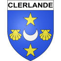 Stickers coat of arms Clerlande adhesive sticker