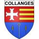 Collanges Sticker wappen, gelsenkirchen, augsburg, klebender aufkleber