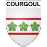 Courgoul 63 ville sticker blason écusson autocollant adhésif
