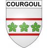 Stickers coat of arms Courgoul adhesive sticker