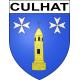 Stickers coat of arms Culhat adhesive sticker