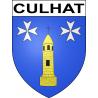 Stickers coat of arms Culhat adhesive sticker