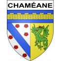 Pegatinas escudo de armas de Chaméane adhesivo de la etiqueta engomada