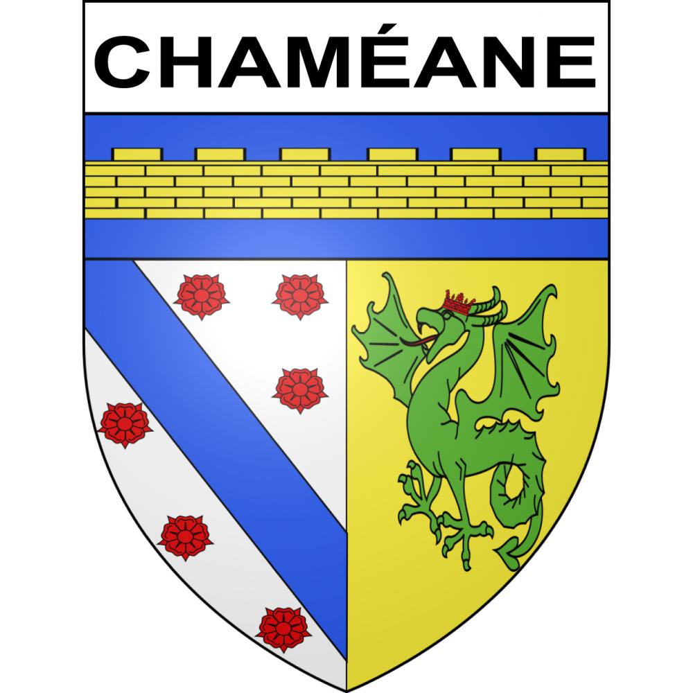 Pegatinas escudo de armas de Chaméane adhesivo de la etiqueta engomada
