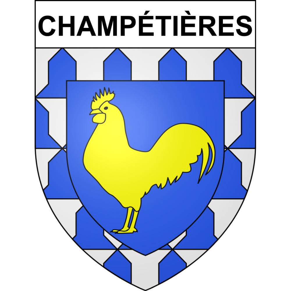 Adesivi stemma Champétières adesivo