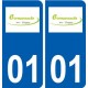 01 Cormaranche-en-Bugey logo ville autocollant plaque sticker