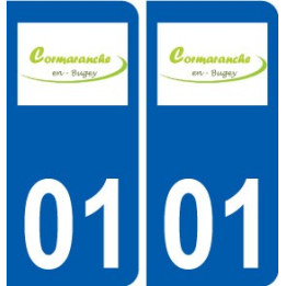 01 Cormaranche-en-Bugey logo ville autocollant plaque sticker