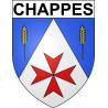 Adesivi stemma Chappes adesivo